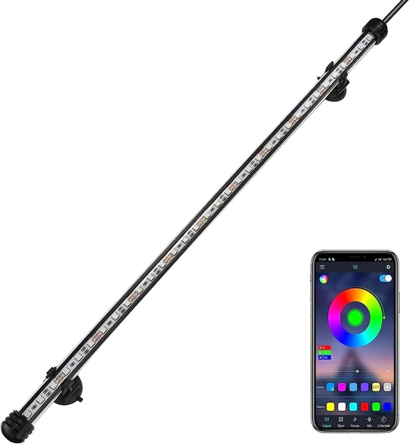 GreenSun LED Lighting Aquarium Light, LED Fish Tank Lights Waterproof with APP