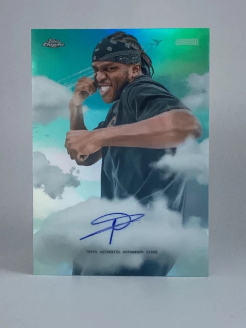Topps Sidemen Chrome Sidecards 2023 On Card Auto Ksi 196/250 Clouds
