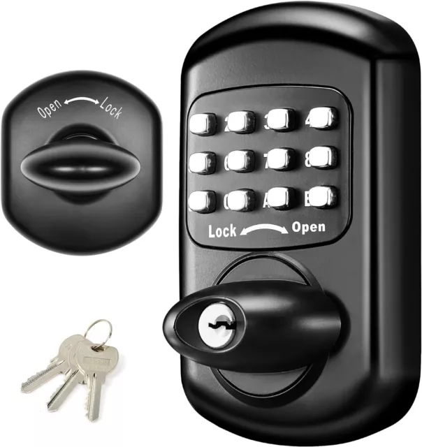 Bravex Keyless Deadbolt Keypad Entry Door Lock Zinc Alloy Sabbath Lock