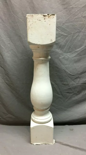 1 Large Antique Turned Wood Spindle Porch Baluster Thick Chunky Old VTG  689-20B