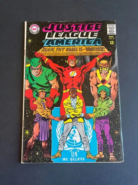 Justice League of America #57 - Man, Thy Name Is--Brother (DC, 1967) Fine