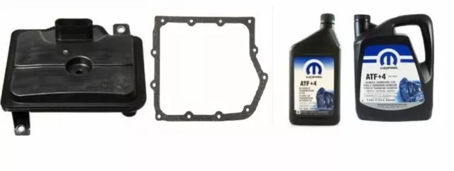 MOPAR GETRIEBEÖLFILTER 62TE  + DICHTUNG + 6 L Getriebeöl ATF+4