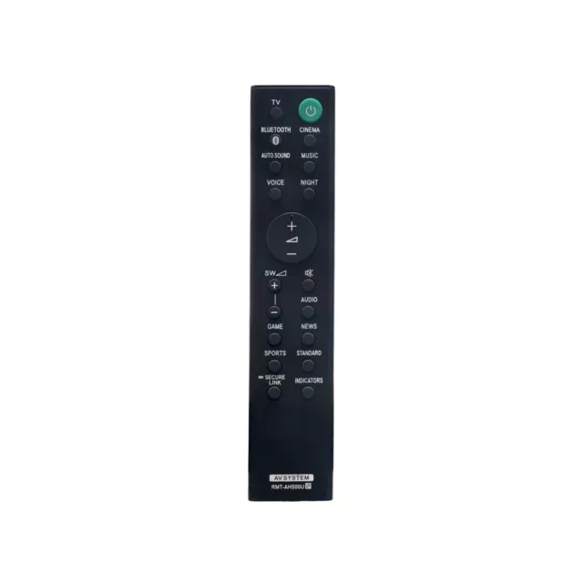 RMT-AH500U Replaced Remote fit for Sony 2.1ch Soundbar HT-SD35 HT-S350 HTS350