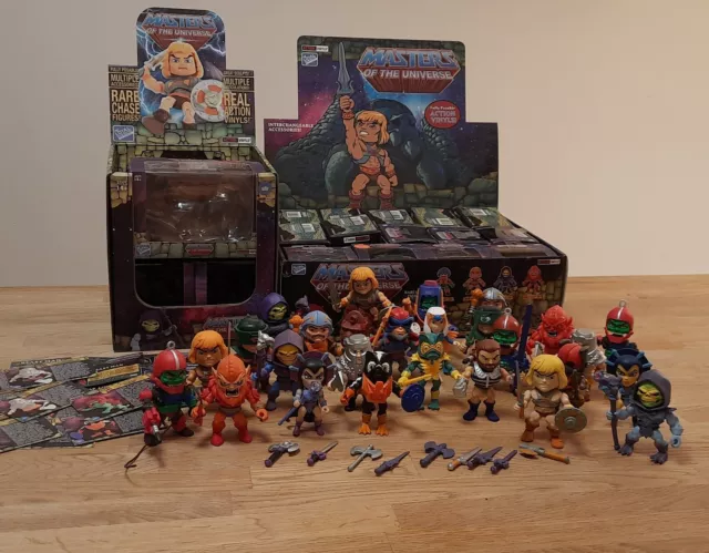 MOTU Loyal Subjects Masters Of The Universe HE-Man Lot Konvolut mit Display