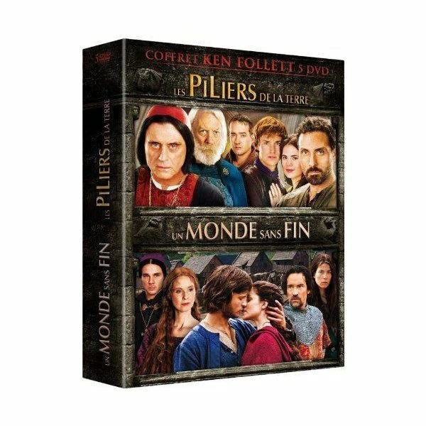 DVD Neuf - Coffret Ken Follett 5DVD-Les piliers de la Terre + Un Monde sans Fin