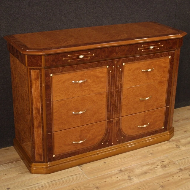 Cajonera mueble madera estilo antiguo comoda aparador siglo XX dormitorio salon