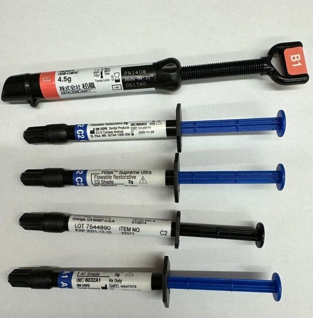 LABORATORY COMPOSITE Assorted Shades Flowable and Packable 5