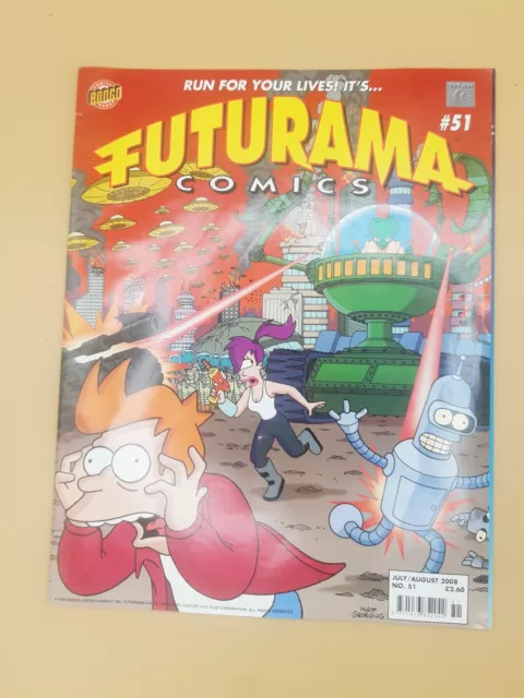 Futurama Comics #51 - UK Bongo Comics - 2008