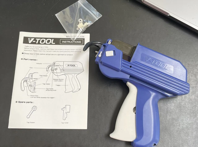 V-Tool TAGGING GUN TAGGING TOOL CLOTHING TAGGER Kotex’s Co LTD
