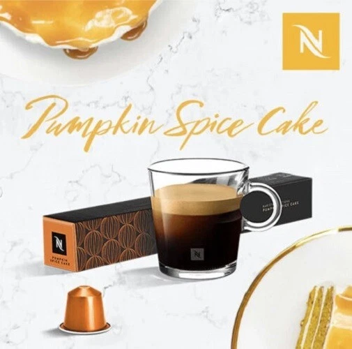 *Last ! Nespresso Limited Edition: 100 X Pumpkin Spice Cake Nespresso Coffee Pod