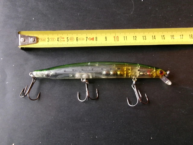 Gros Leurre De Pêche 15 Cm, Nageur Coulant, Avec Bruiteur – Neuf, Pour Brochet