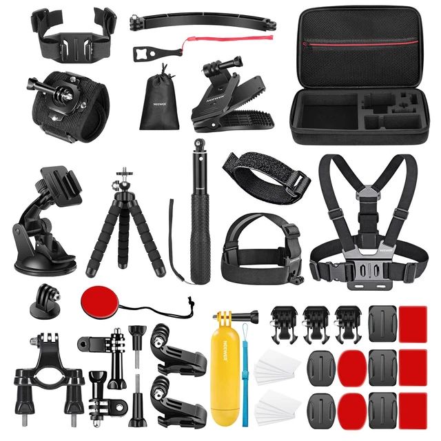 Neewer 50-in-1 Action Camera Accessories Compatible with GoPro Hero9/Hero8/Hero7