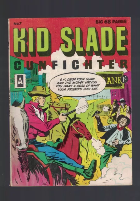 Top Sellers Ltd   Kid Slade Gunfighter No.  1'- 1950's Comic