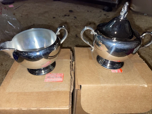 Vintage Oneida Silver - Sugar & Cream Set
