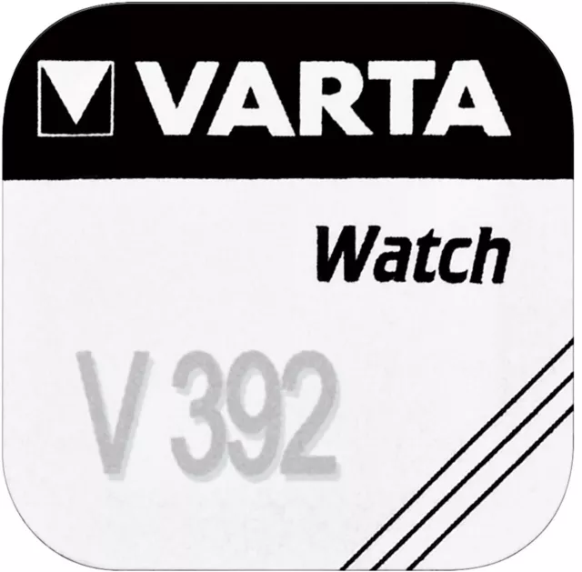 2x VARTA Montre V 392 Cellulaire Pile Bouton Sr 41 W V392 Batterie de 1 'Il Bl