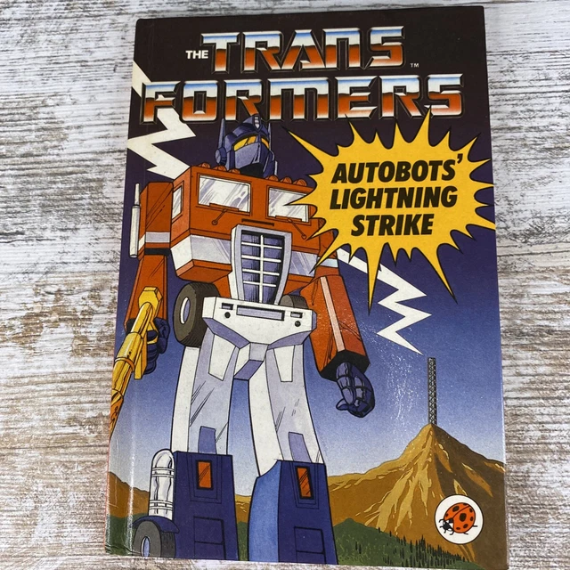 THE TRANSFORMERS VINTAGE autobots lightning strike ladybird book 1st