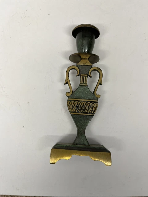 Hakuli Israel Hanukkah Bronze Vintage Candle Holder