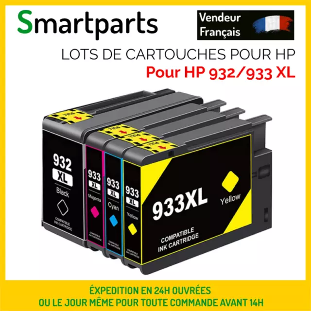 Lots de Cartouches Compatibles avec HP 932-933XL