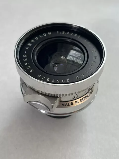 Leica 21mm F3.4 Super Angulon M-Mount Ernst Leitz Wetzlar