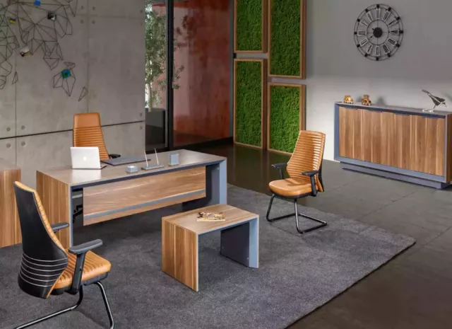 Lusso studio mobili in legno scrivania tavolino da caffè credenza marrone