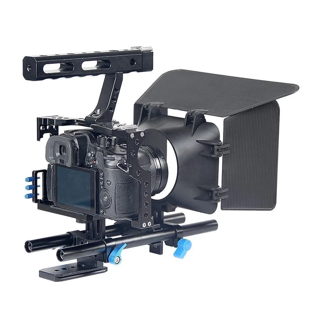 DSLR CAMERA VIDEO Cage Stabilizer+Follow Box For A7 #1 £125.46 ...