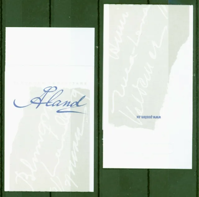 Aland 2009 - Schriftsteller - Markenheft MH 17 mit 3 x Nr. 306-08 ⁑ postfrisch
