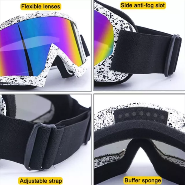 Ski Snowboard Goggles Anti-Fog Skiing Eyewear Winter Outdoor Windproof Goggles 3