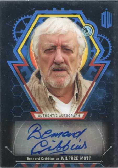 BERNARD CRIBBINS Autograph card 17/25- DOCTOR WHO Extraterrestrial Encounters