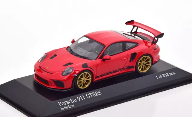 1:43 Minichamps Porsche 911 (991 II) GT3-RS 2018 red