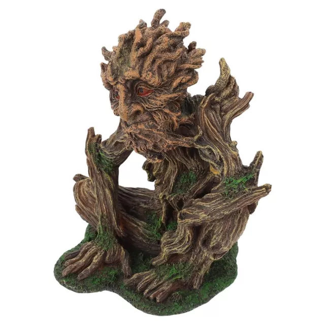 Aquarium Decor Hiding Cave Craft Fish Tank Landscaping Tree Man Rock