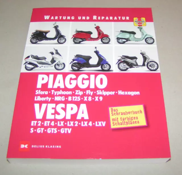 Manuel de Réparation Piaggio/Vespa - Sfera, Typhon, Zip, NRG, ET2, ET4, LX, Gt