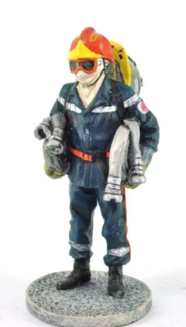 Firefighter Figurine Forest Fireman France 2003 Metal Del Prado 1/32 2.75"