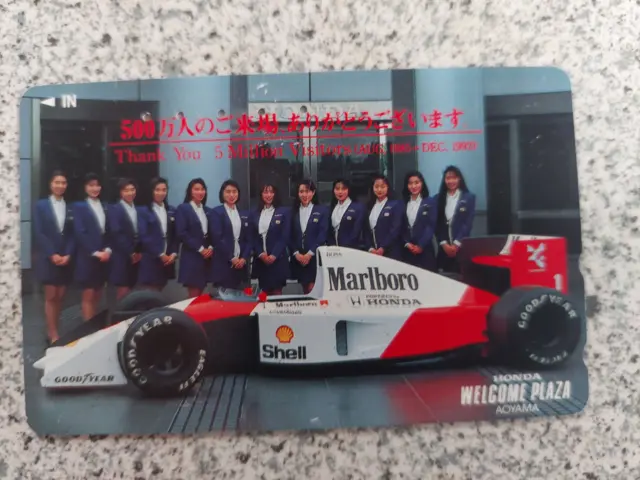 1 Japan PHONE CARD - CARS - Auto -FORMULA ONE - Ayrton Senna - R -