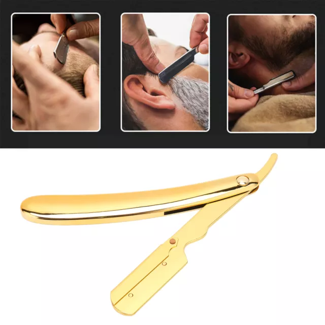 (Gold)Barber Razors Easily Use Vintage Razors For Shaving