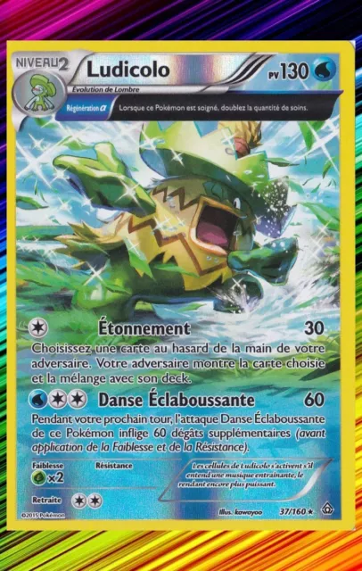 Ludicolo Reverse - XY05:First Shock - 37/160 - New French Pokemon Card