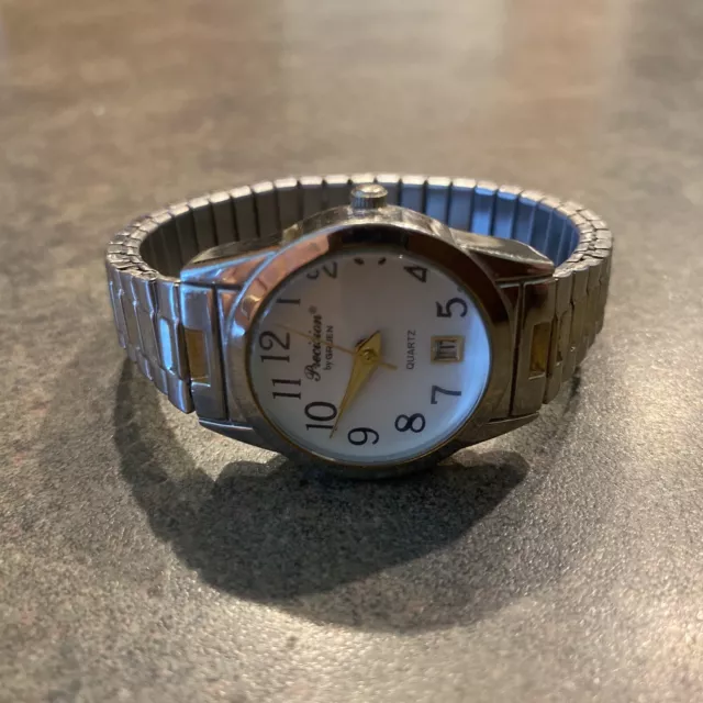 GRUEN "Precision/GP-431L"  LADIES  QUARTZ w/DATE & EXPANSION BAND!