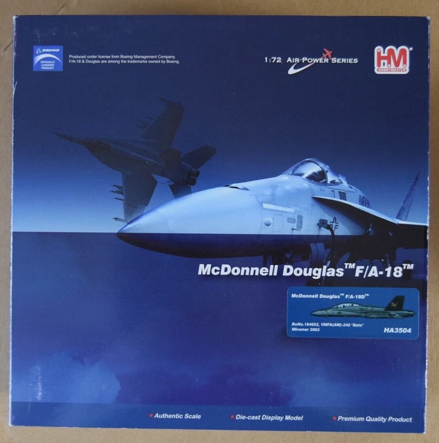 Avion Hobby Master 1/72 F-18D Hornet - Maquette Métal HA3545