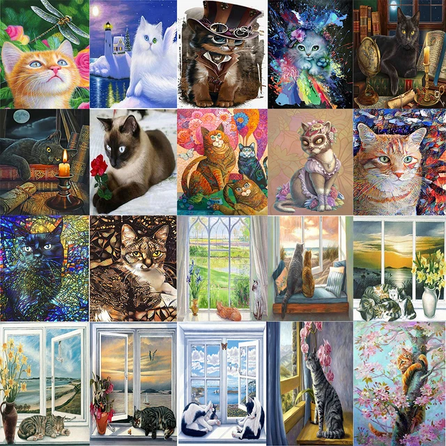 Full Drill DIY 5D Diamond Painting Cross Stitch Kits Embroidery Home Decor Gift