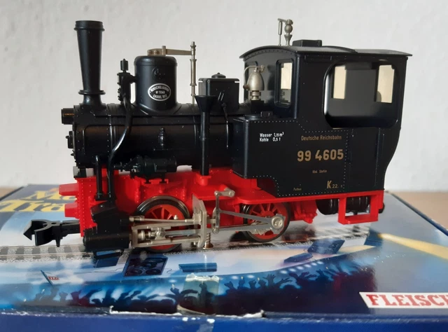 TRACK 0E FLEISCHMANN Magic Train 2225 steam locomotive BR 99 DRG TOP ...