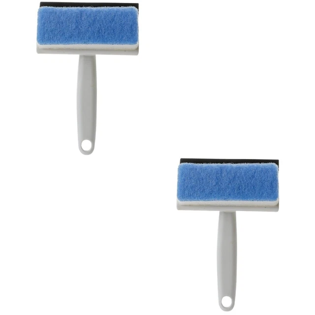 2x Auto Exterior Cleaning Tool Tile Wall Squeegee Window Squeegee with Scrubber