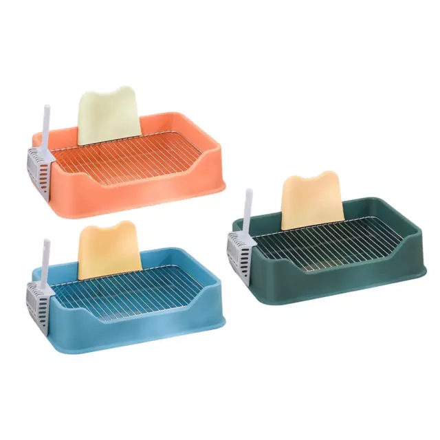 Pet Dog Toilet Puppy Potty Tray avec déflecteur Pelle Réutilisable Dog Potty