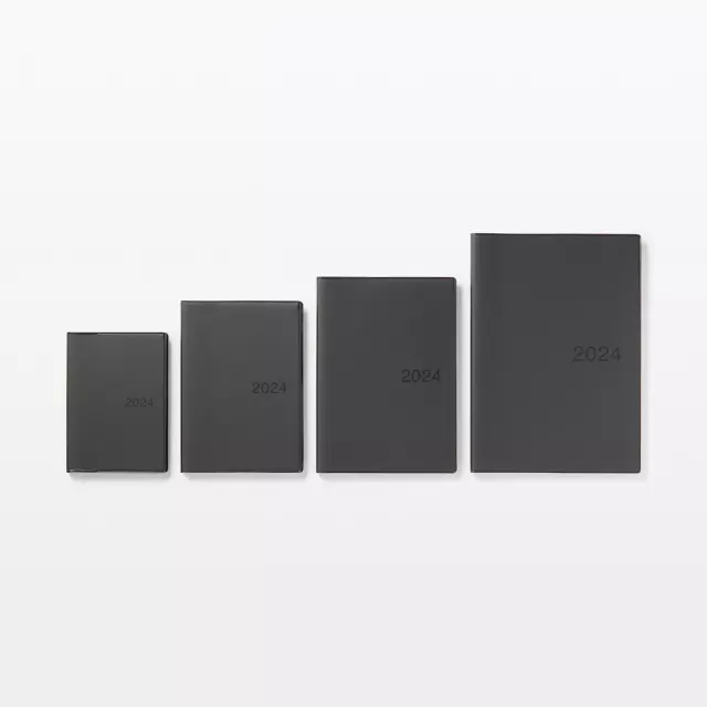 MUJI 2024 MONTHLY Weekly Schedule planner A6 B6 A5 B5 2023 Dec 2025