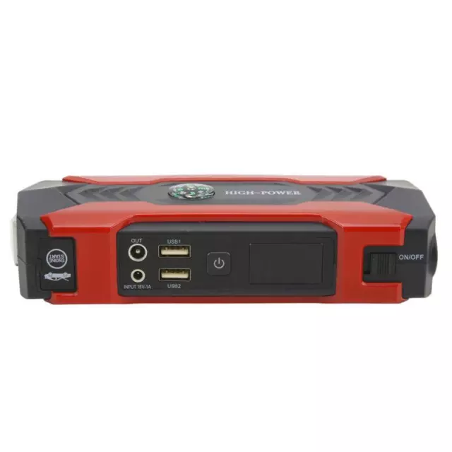 Portable Car Jump Starter Power Bank 28000mAh Emergency Multifunctional For 12V