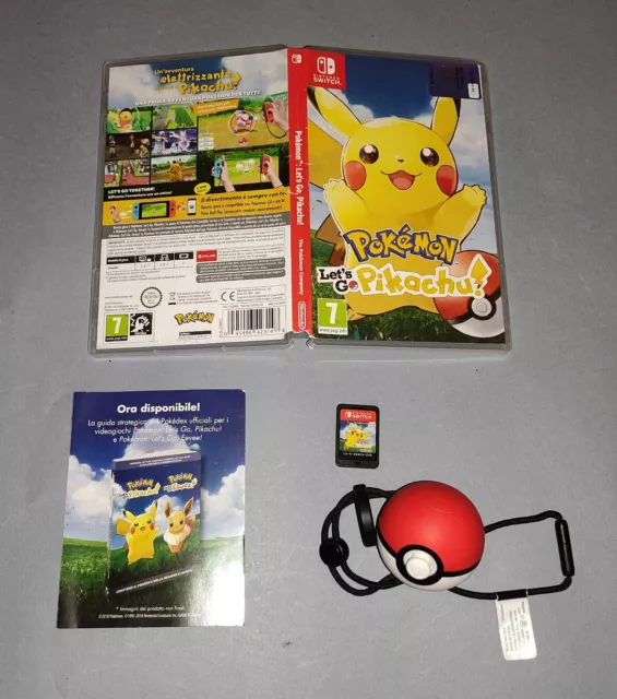 Nintendo Switch Pokemon Let's Go Pikachu + Pokeball plus -- PAL EUR