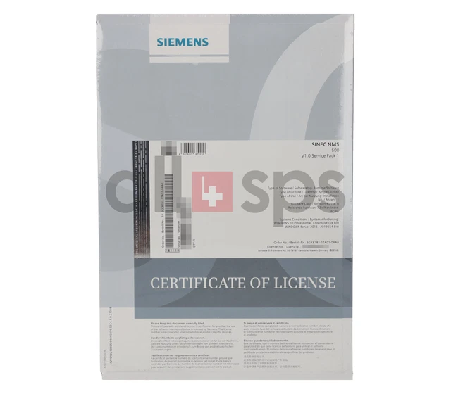 Sinec Nms 500 V1.0 Sp3 - 6Gk8781-1Ta01-0Aa0 (Ns)