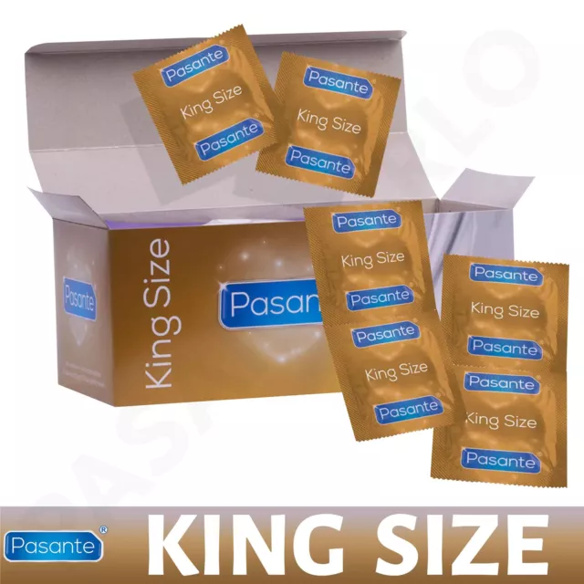 Pasante King Size Latex Condoms XXL Extra Large