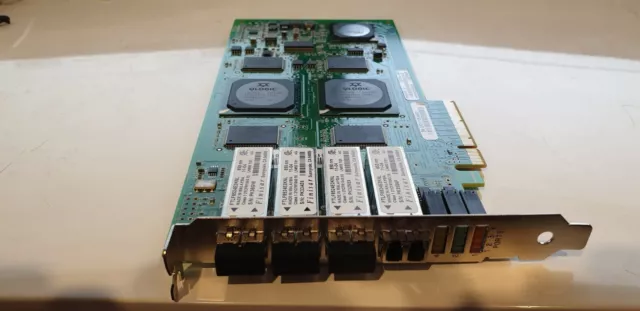 Qlogic QLE2464-NAP NetApp 111-00285+A0 Quad Port FC 4GB PCIe PX2610402-05 Card 2