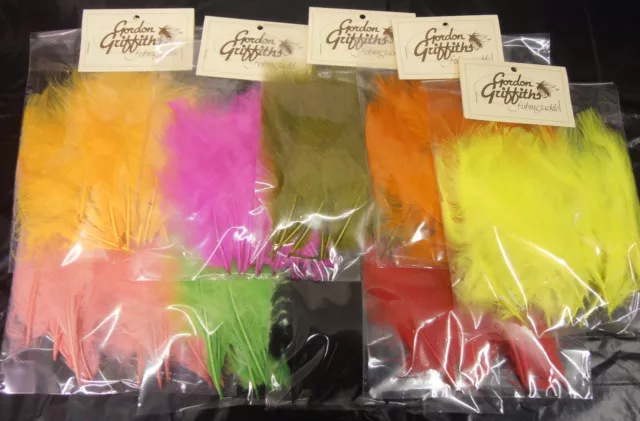 50 Plumes Marabou Gordon Griffiths  - for fly tying