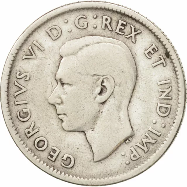 [#96230] Monnaie, Canada, George VI, 25 Cents, 1940, Royal Canadian Mint, Ottawa