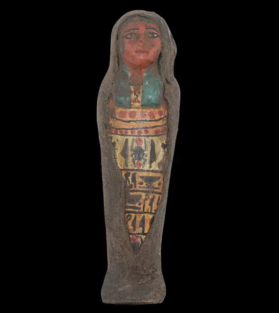 RARO ANTIGUO EGIPCIO ANTIGUO Royal Mummifid Ushabti Tumba Life Servant Madera